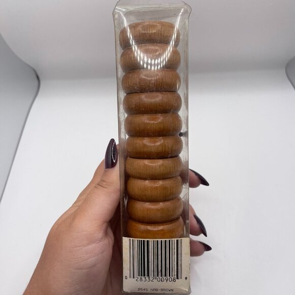 Vintage Wooden Napkin Rings - Picture 5 of 5